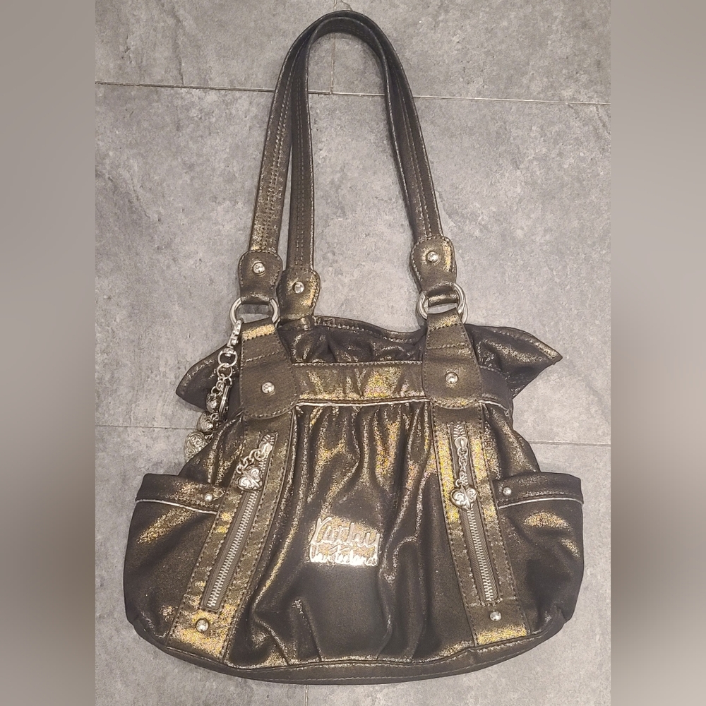 Kathy Van Zeeland Golden Purse